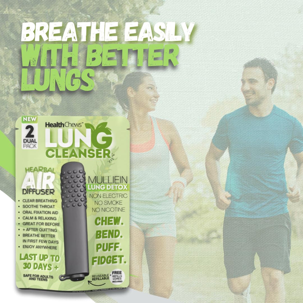 HealthChews lung detox support promoting cleaner airways and refreshed breath