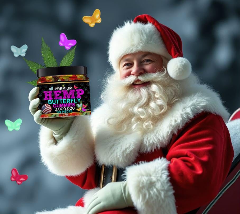 Healthergize hemp gummies close-up shows high potency for relaxation.