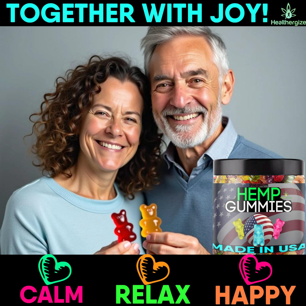 Healthergize Hemp Gummies for daily use supports daytime calm