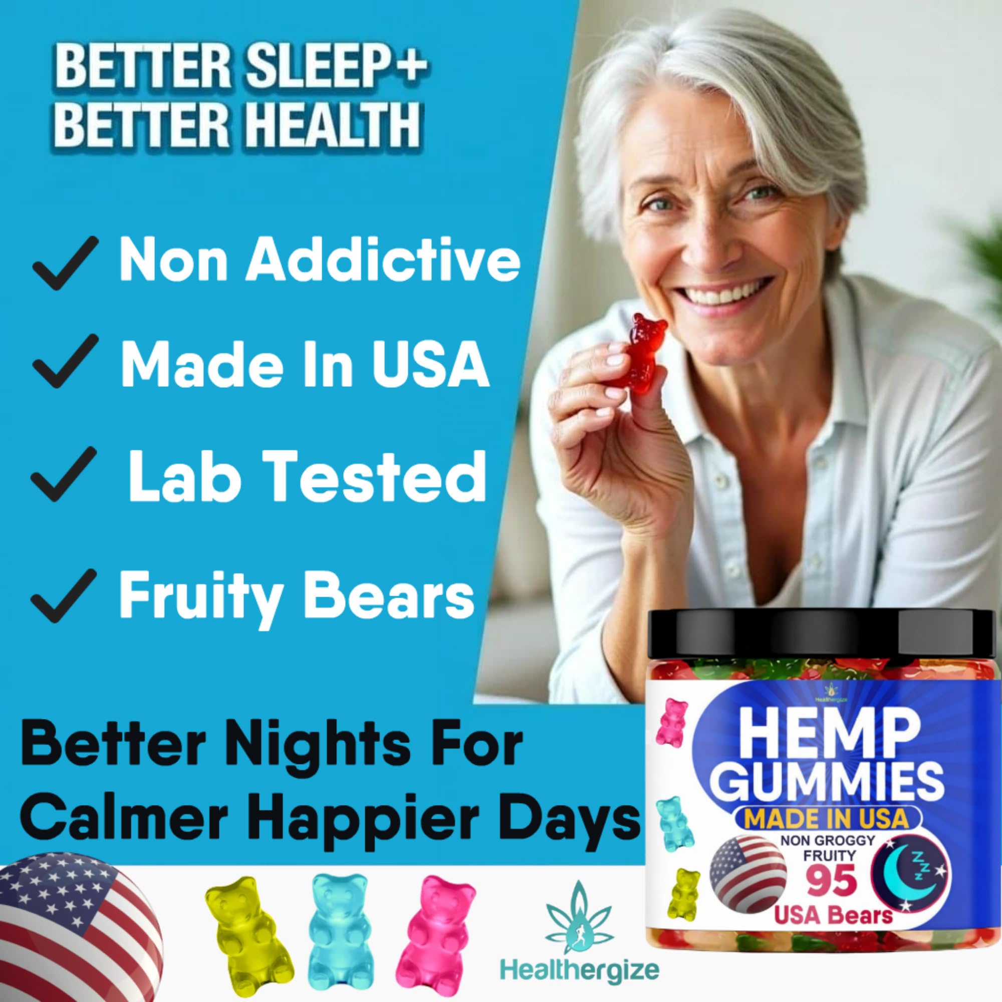 Healthergize hemp gummies fruit-forward bite ideal for daily routine.