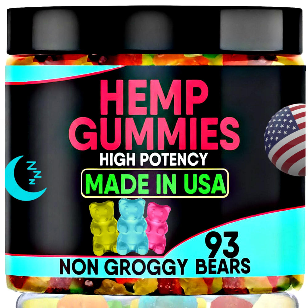 Healthergize Hemp Gummies Fruity Bottle: a tasty calm evening treat.