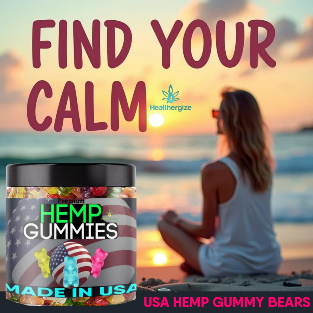 Healthergize Hemp Gummies night-rest focus aimed at restful evenings