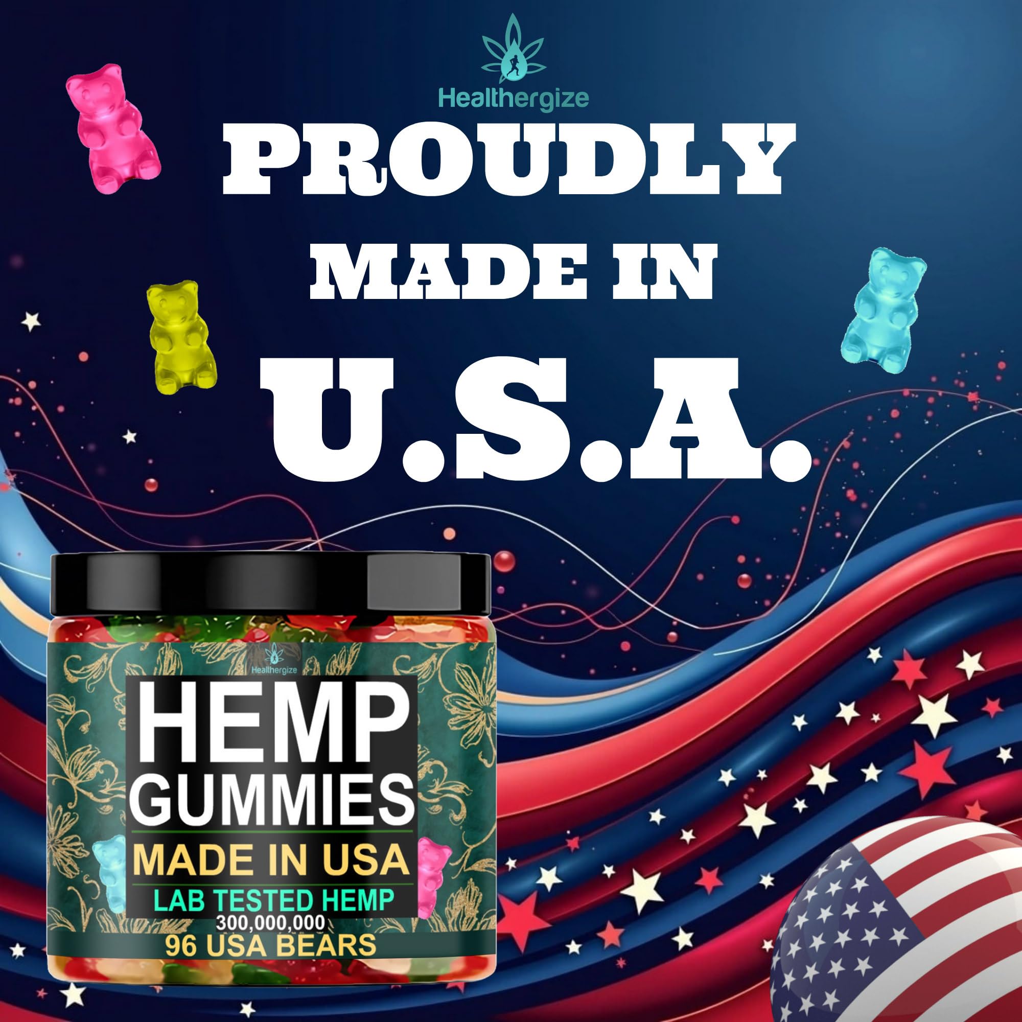 Healthergize hemp gummies soft chew ready for nightly use