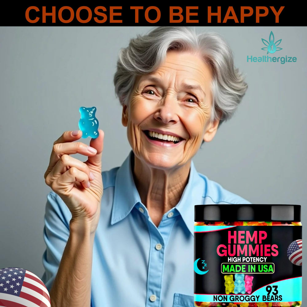 Healthergize Hemp Gummies USA Made Label: premium quality you can trust.