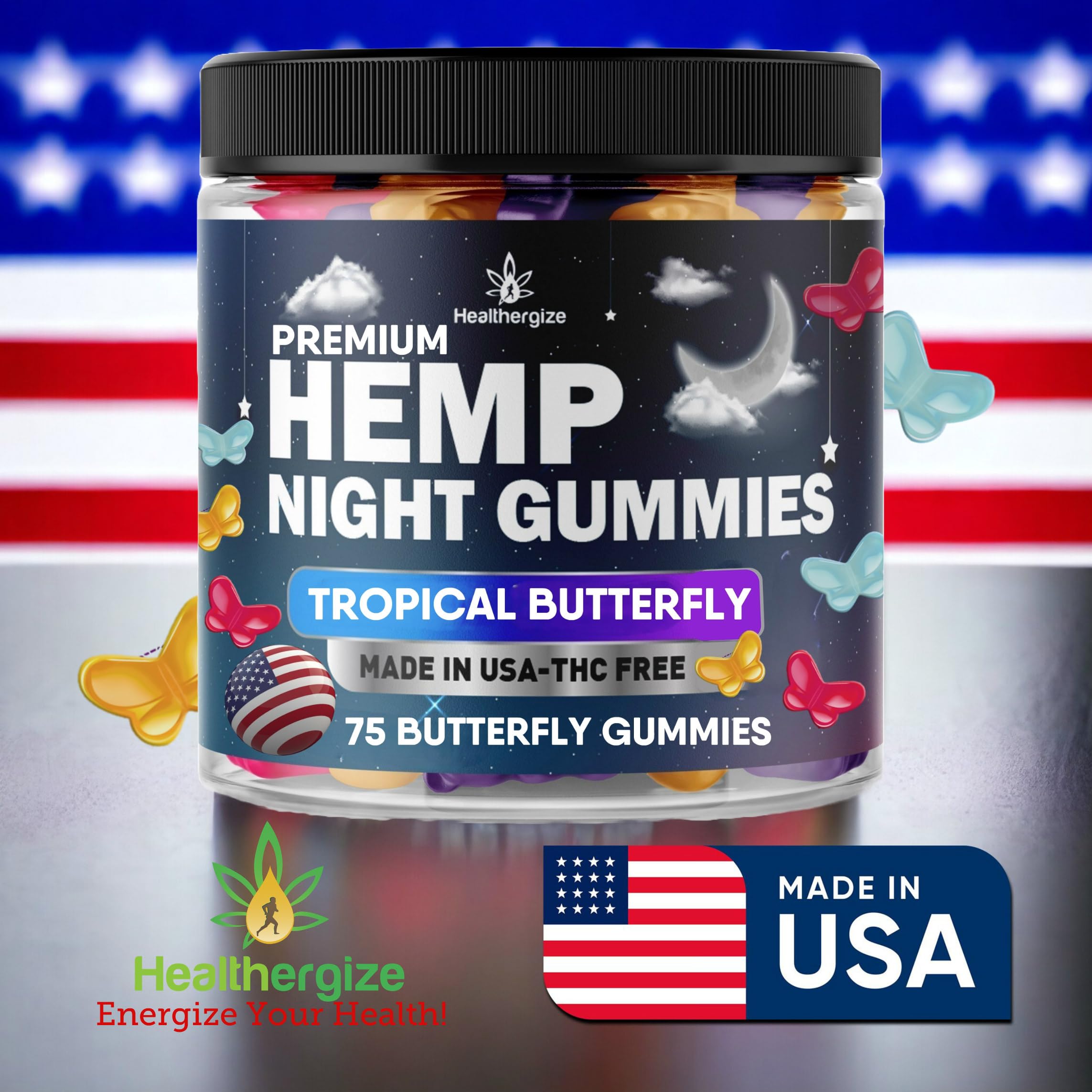 Healthergize Night Time routine setup with calming essentials