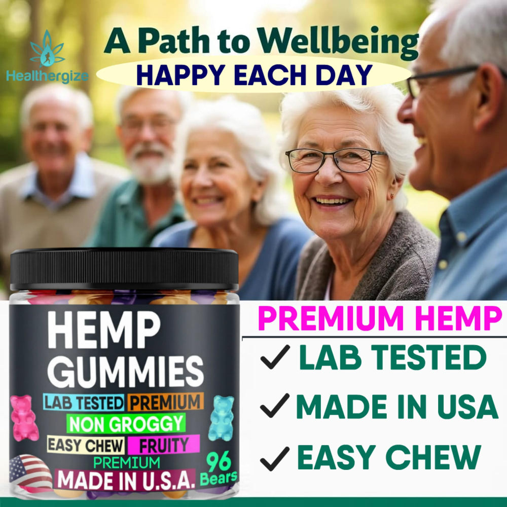 Healthergize non-groggy formulation graphic highlights easy daily use without grogginess.