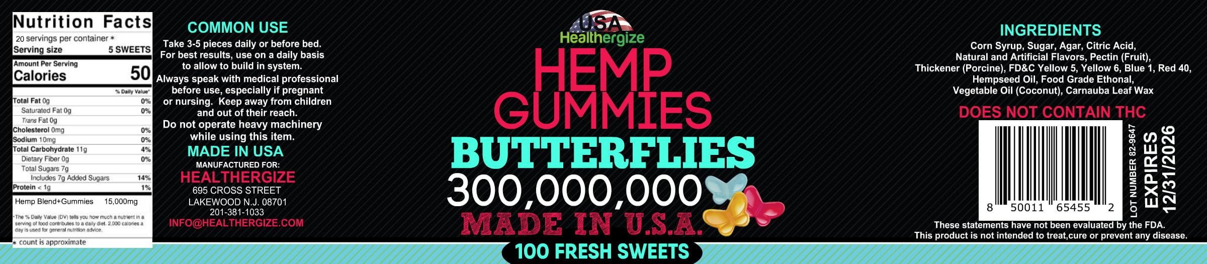Healthergize relaxation routine gummies in hand for easy, calming moments.