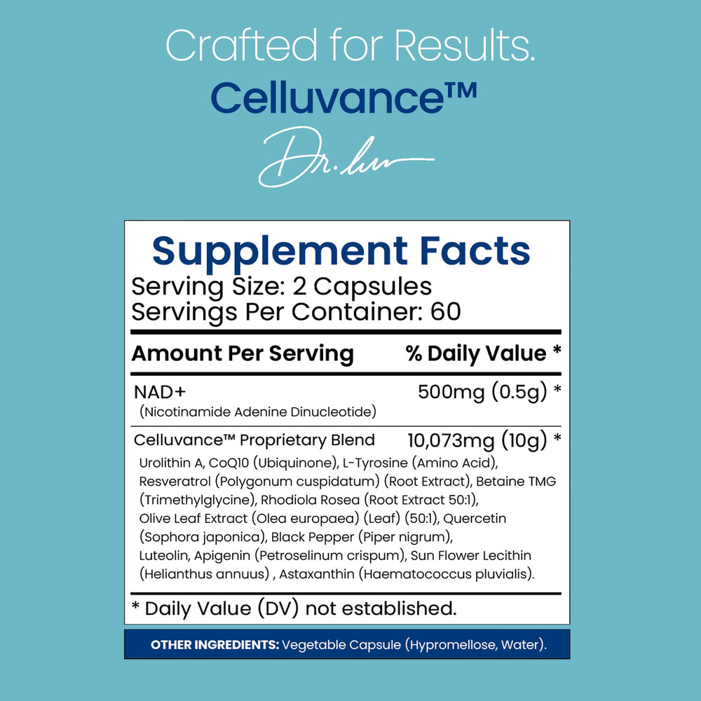 Healthfare Urolithin A feature hints at cellular longevity.