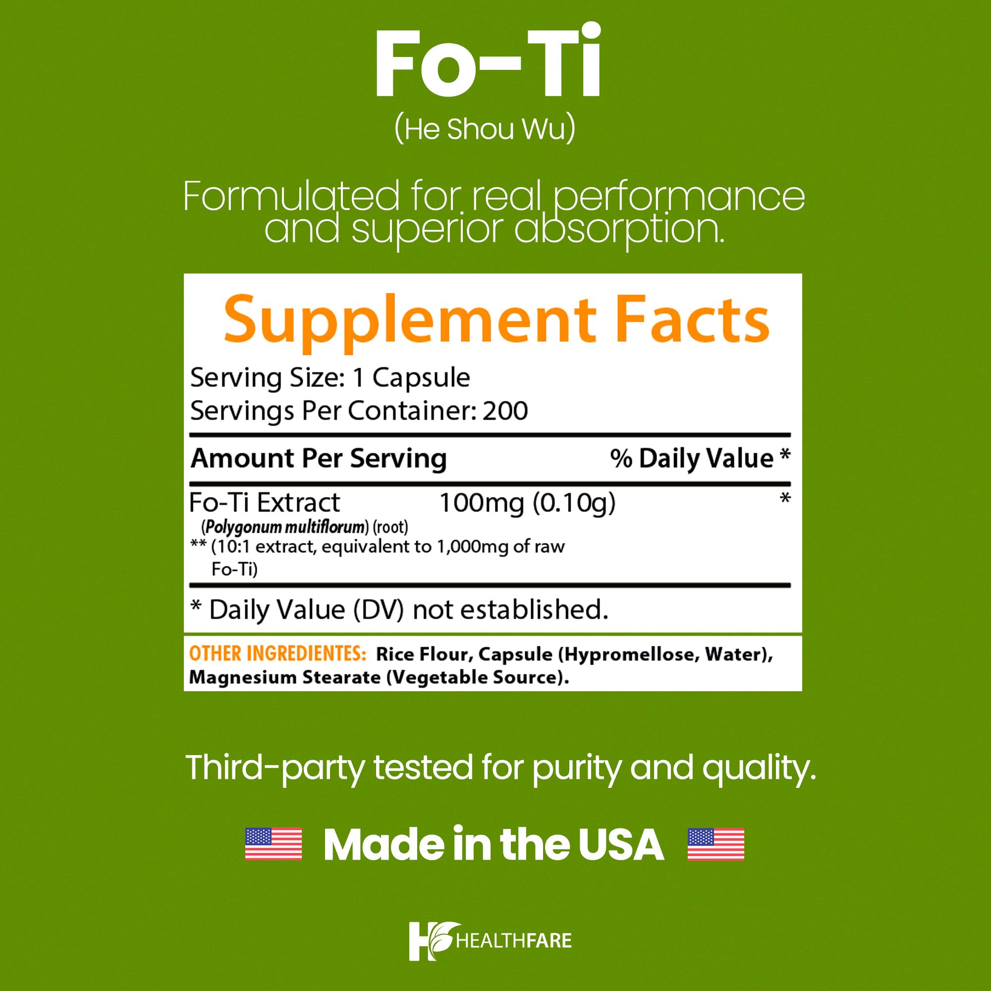 HealthFare vegan capsules bottle, convenient daily capsules for routines.