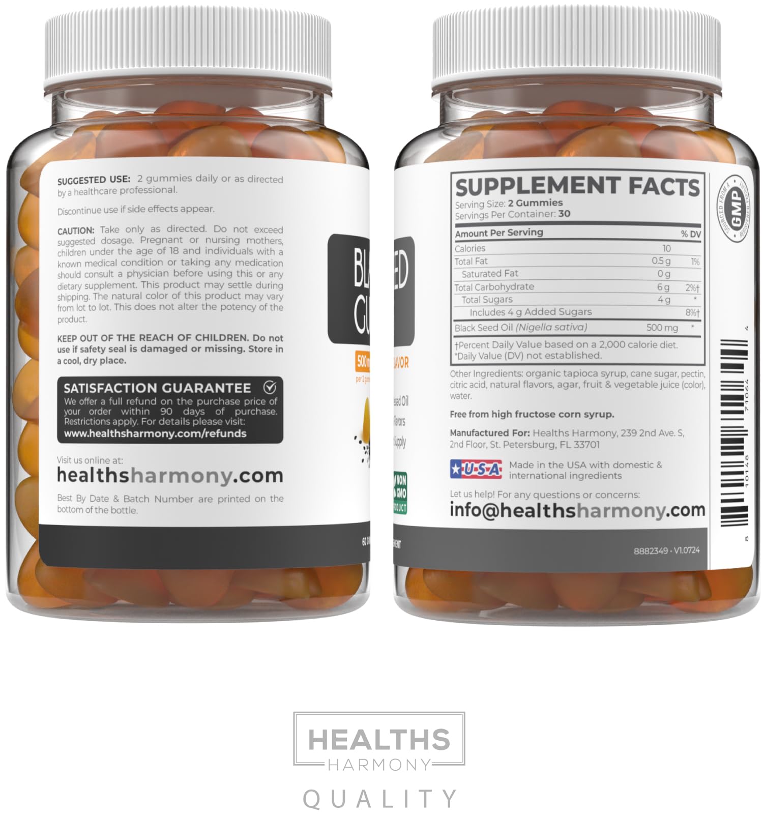 Healths Harmony 60-count bottle for daily routine