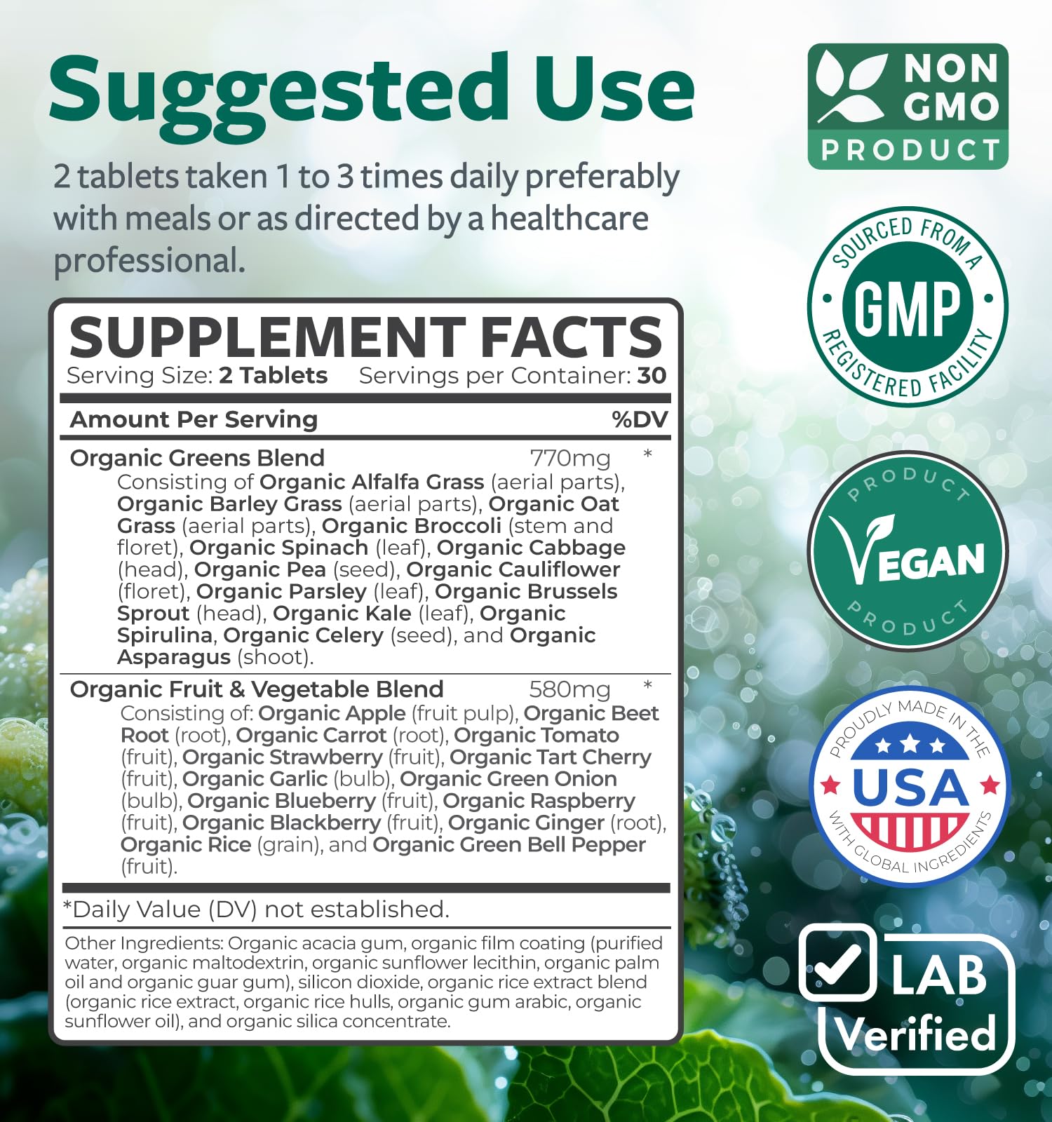 Healths Harmony antioxidant-rich ingredients visual suggesting immune support and antioxidant benefits