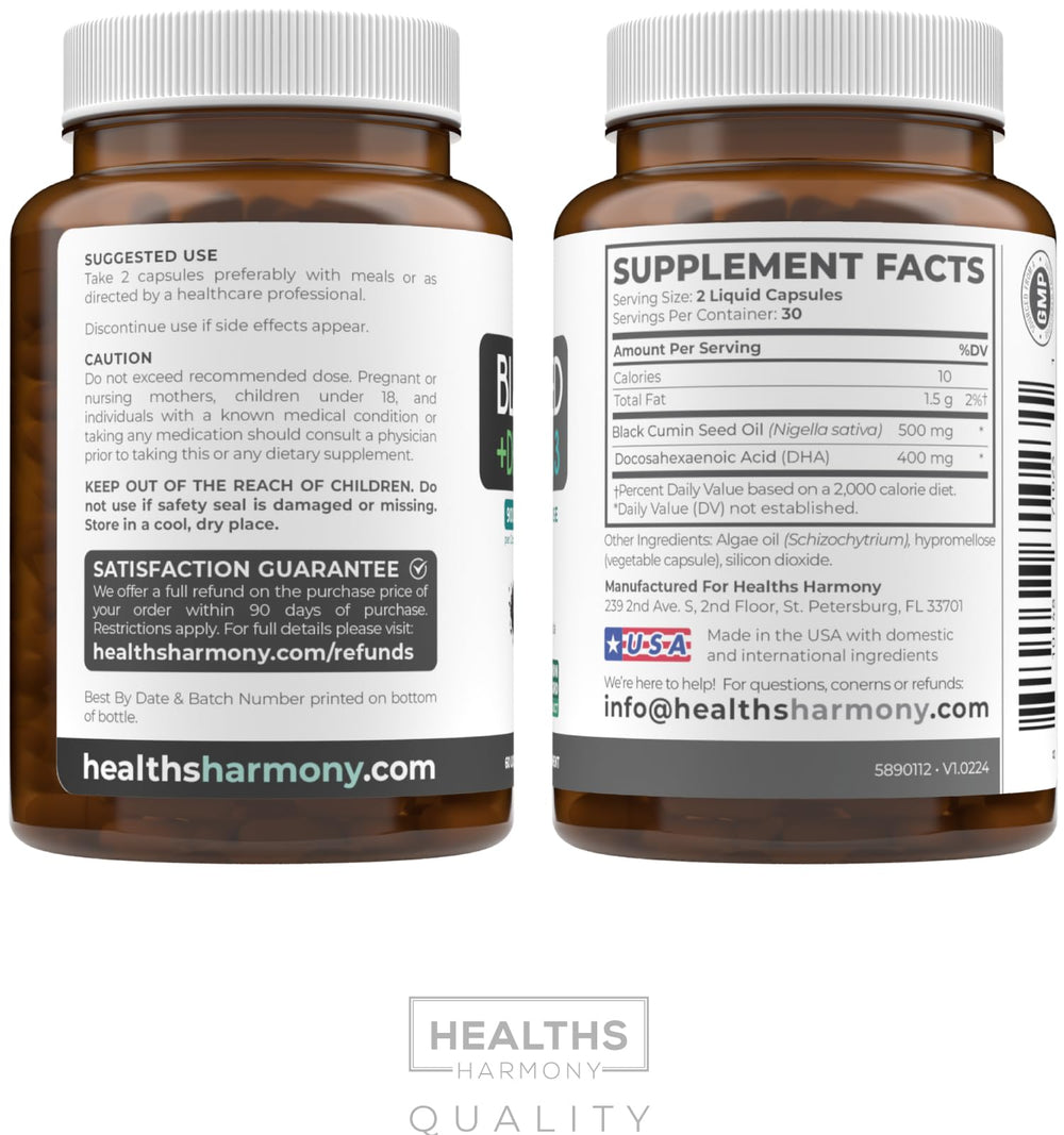 Healths Harmony bottle on kitchen counter