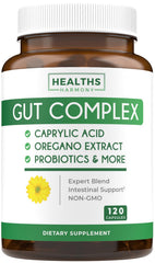 Healths Harmony Candida Support bottle with capsules for balanced gut health