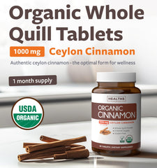 Healths Harmony bottle back displays USDA Organic and non-GMO seal for trust