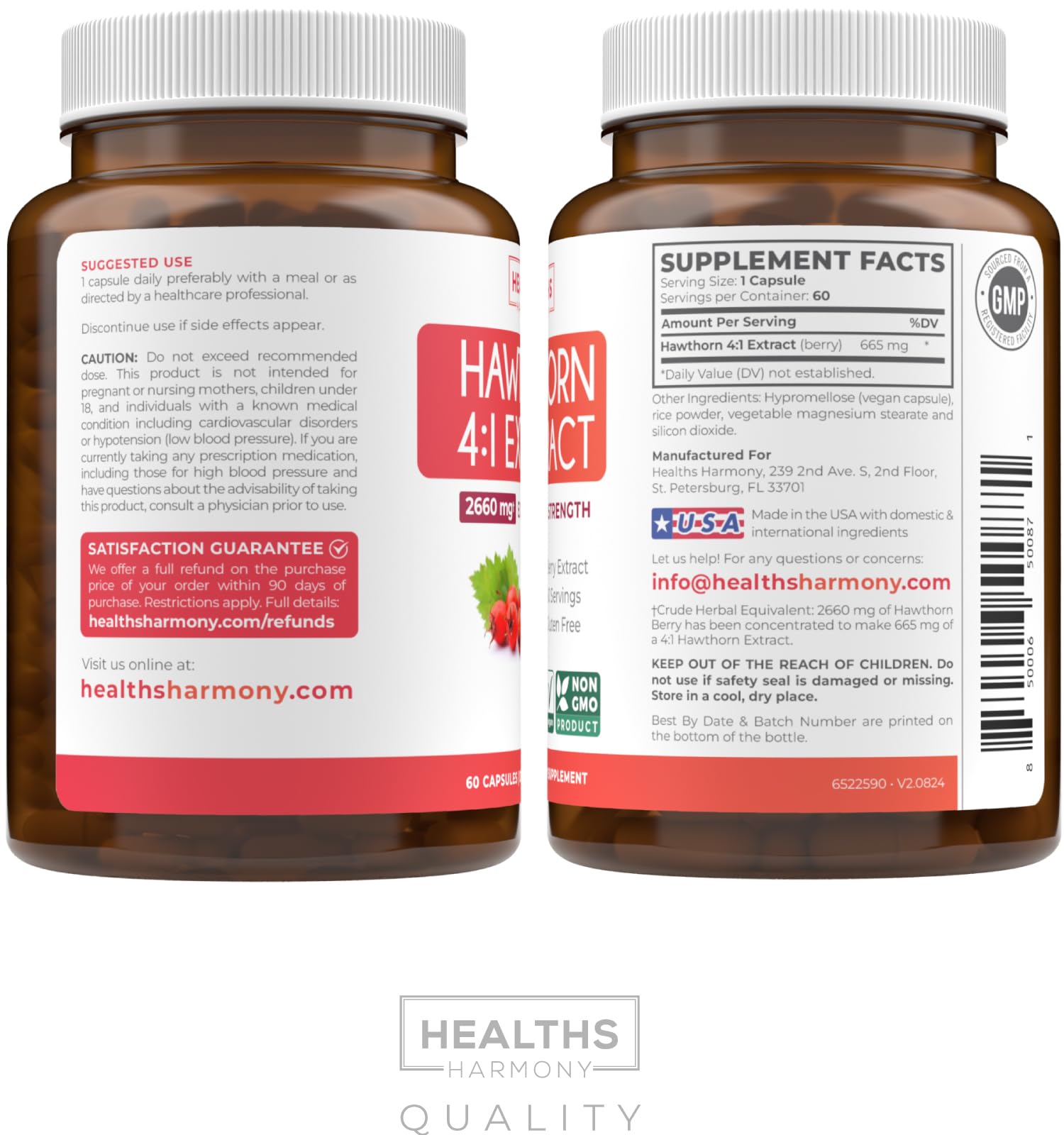 Healths Harmony daily dosage pack image for easy planning and consistency