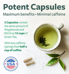 Healths Harmony EGCG capsules 500 mg per capsule on the label