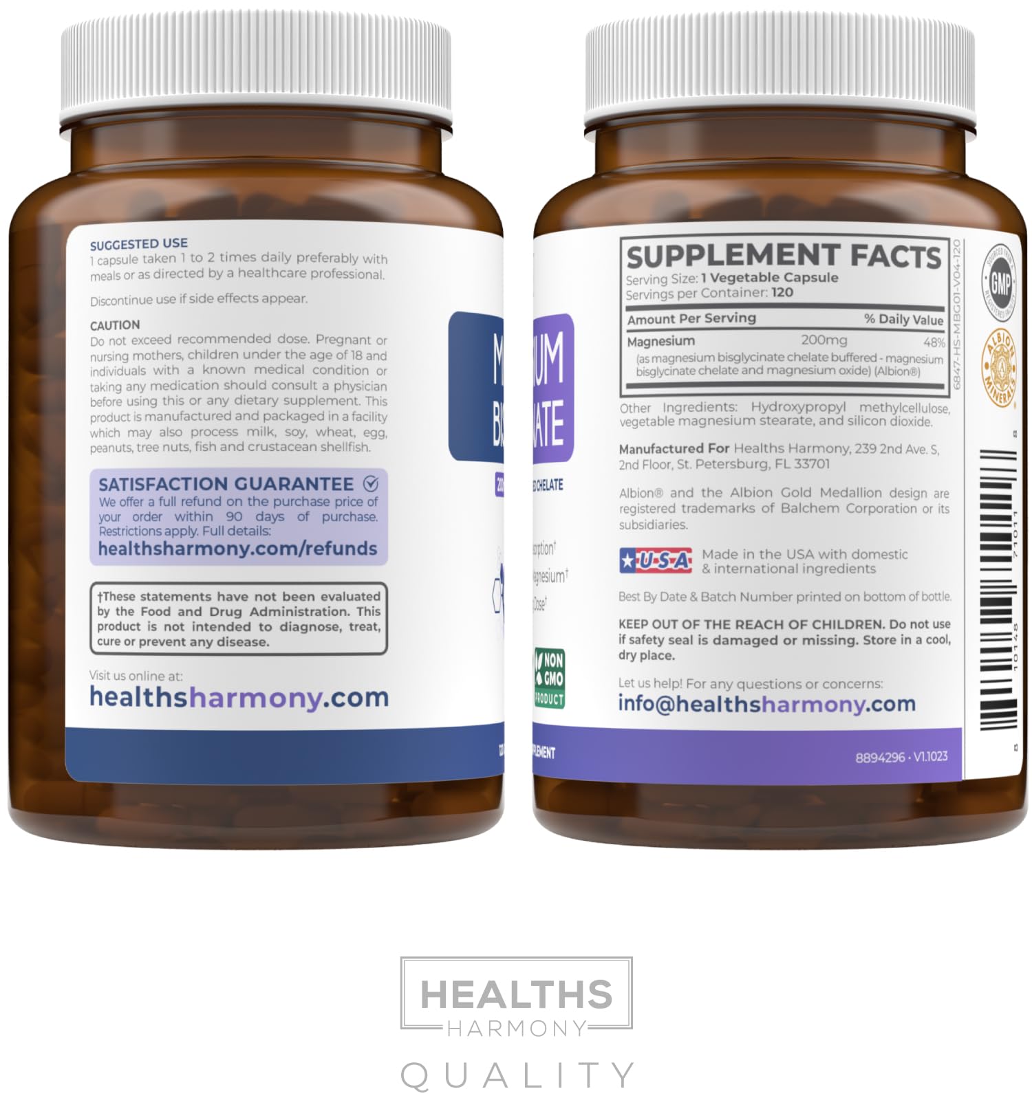 Healths Harmony four month supply box emphasizes value and consistency.