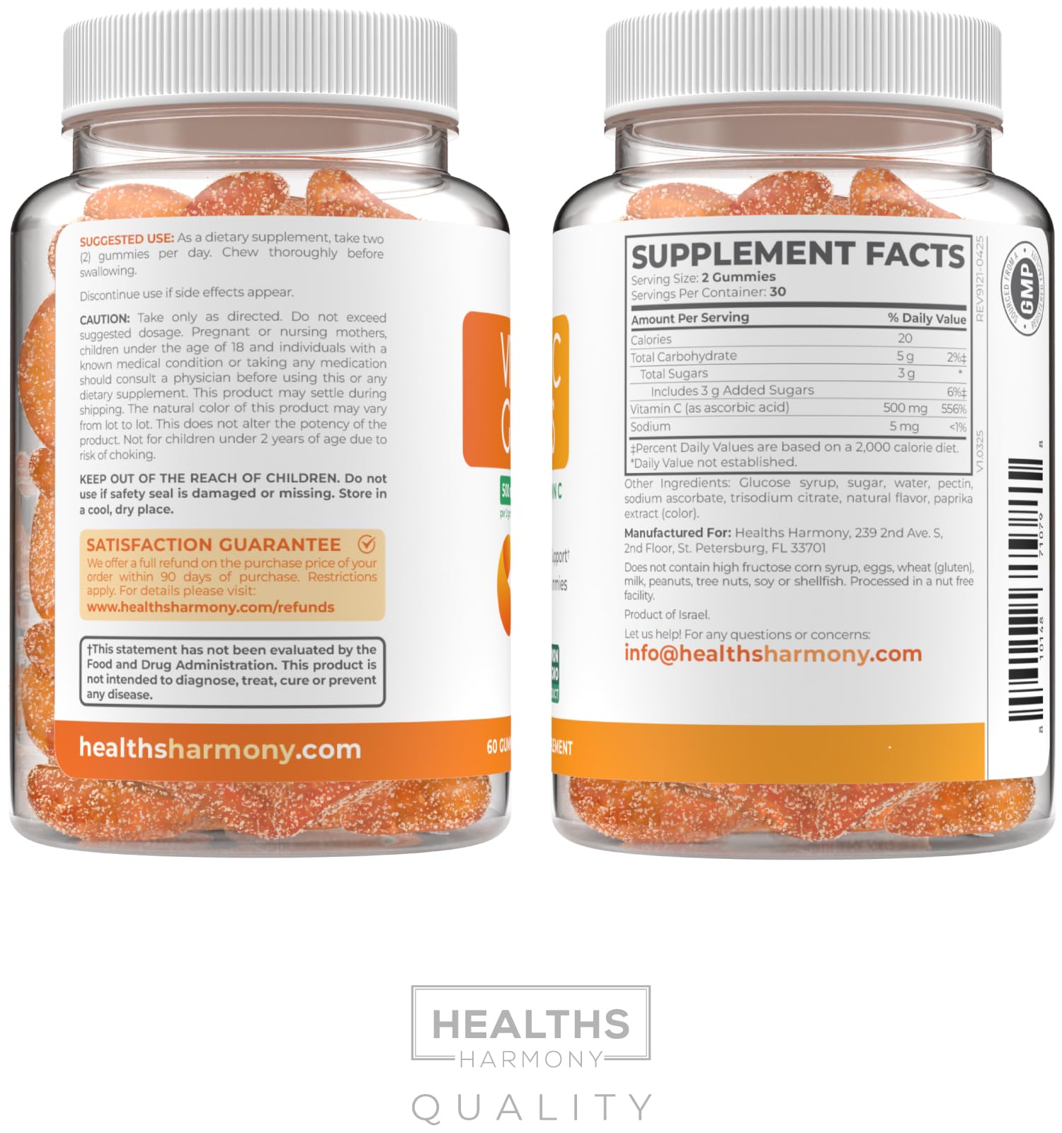 Healths Harmony globally sourced ingredients signal transparency and care