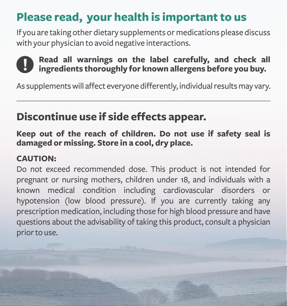 Healths Harmony made in USA badge on bottle, trusted manufacturing