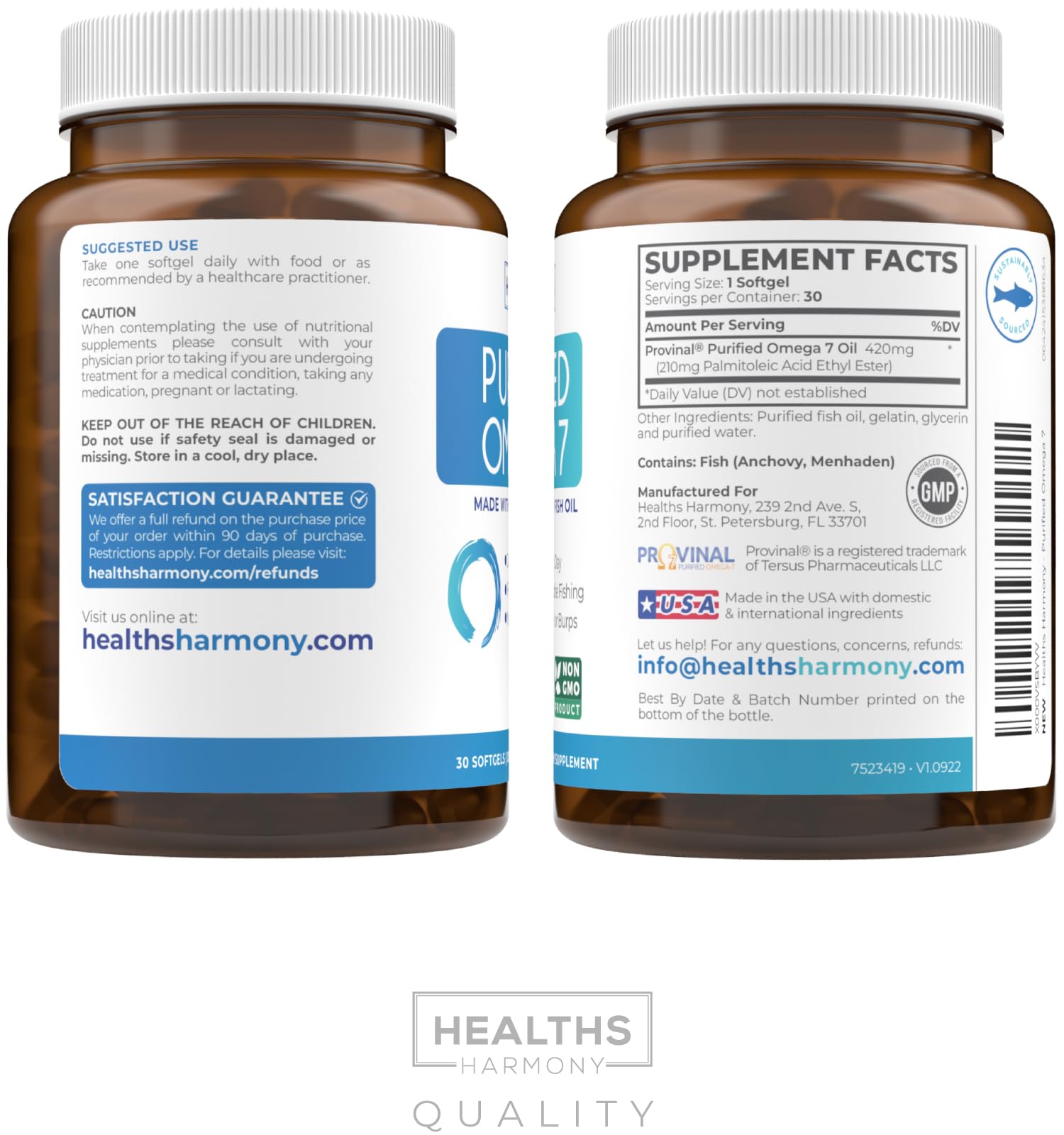Healths Harmony packaging ensures freshness and portability.