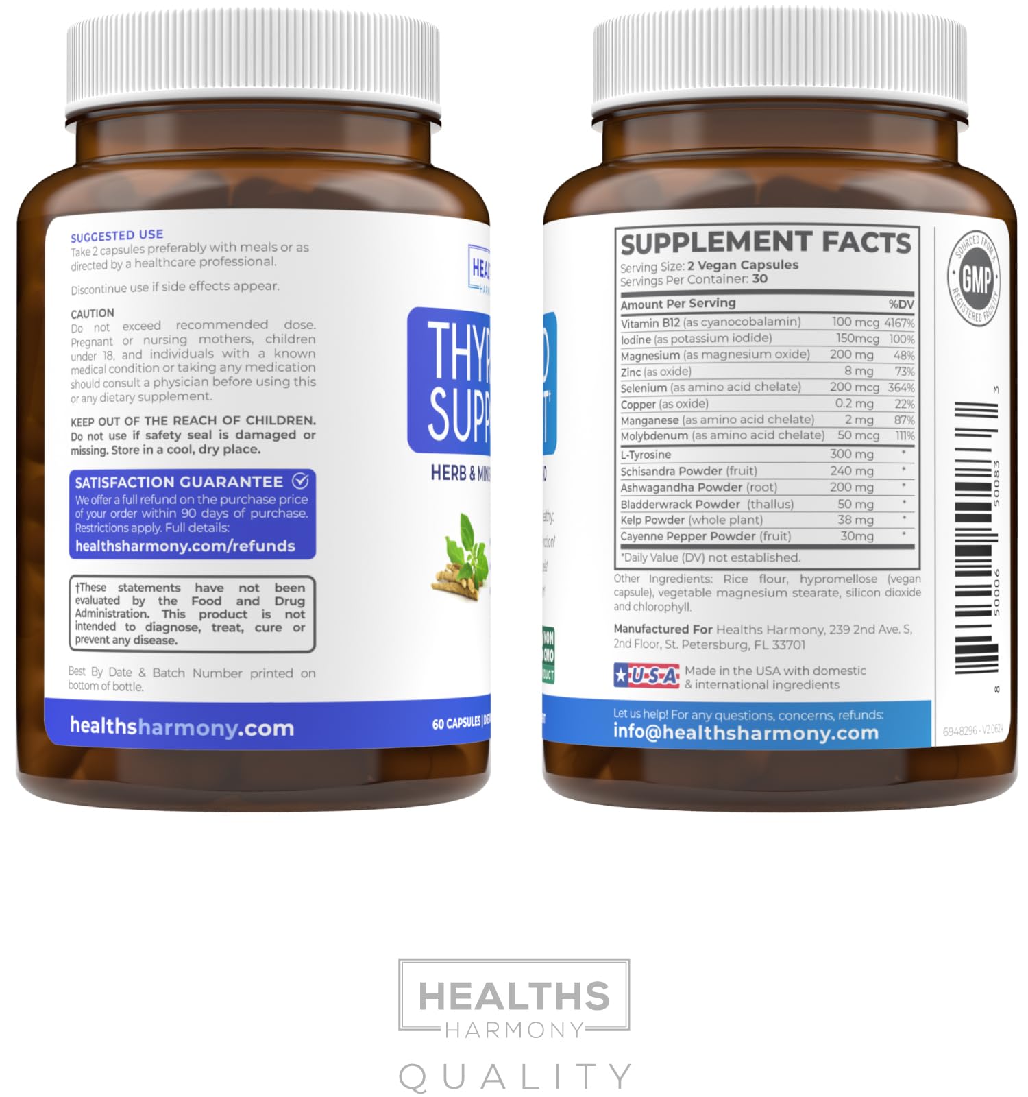Healths Harmony Thyroid Support energy-focused scene conveys mood and daily vitality.