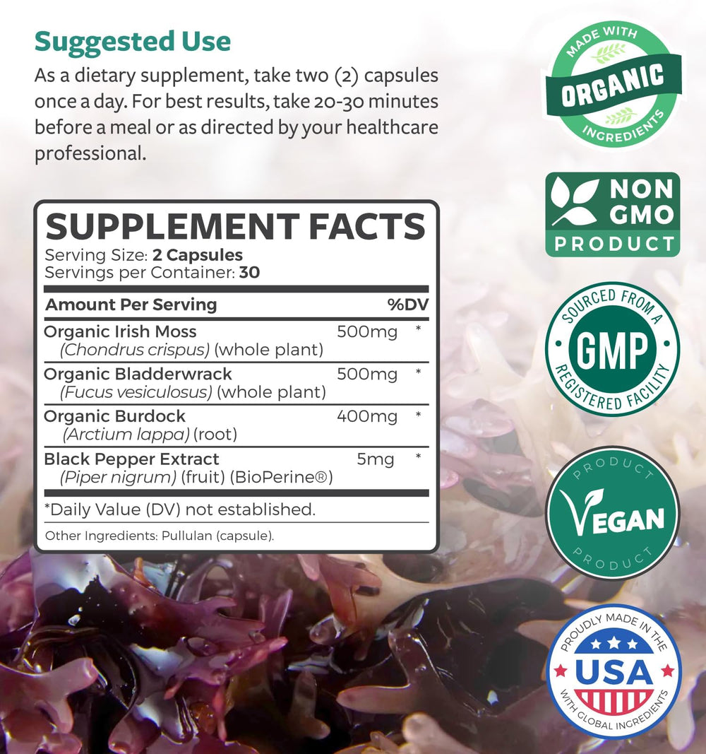 Healths Harmony USA-made facility label emphasizing quality and purity.