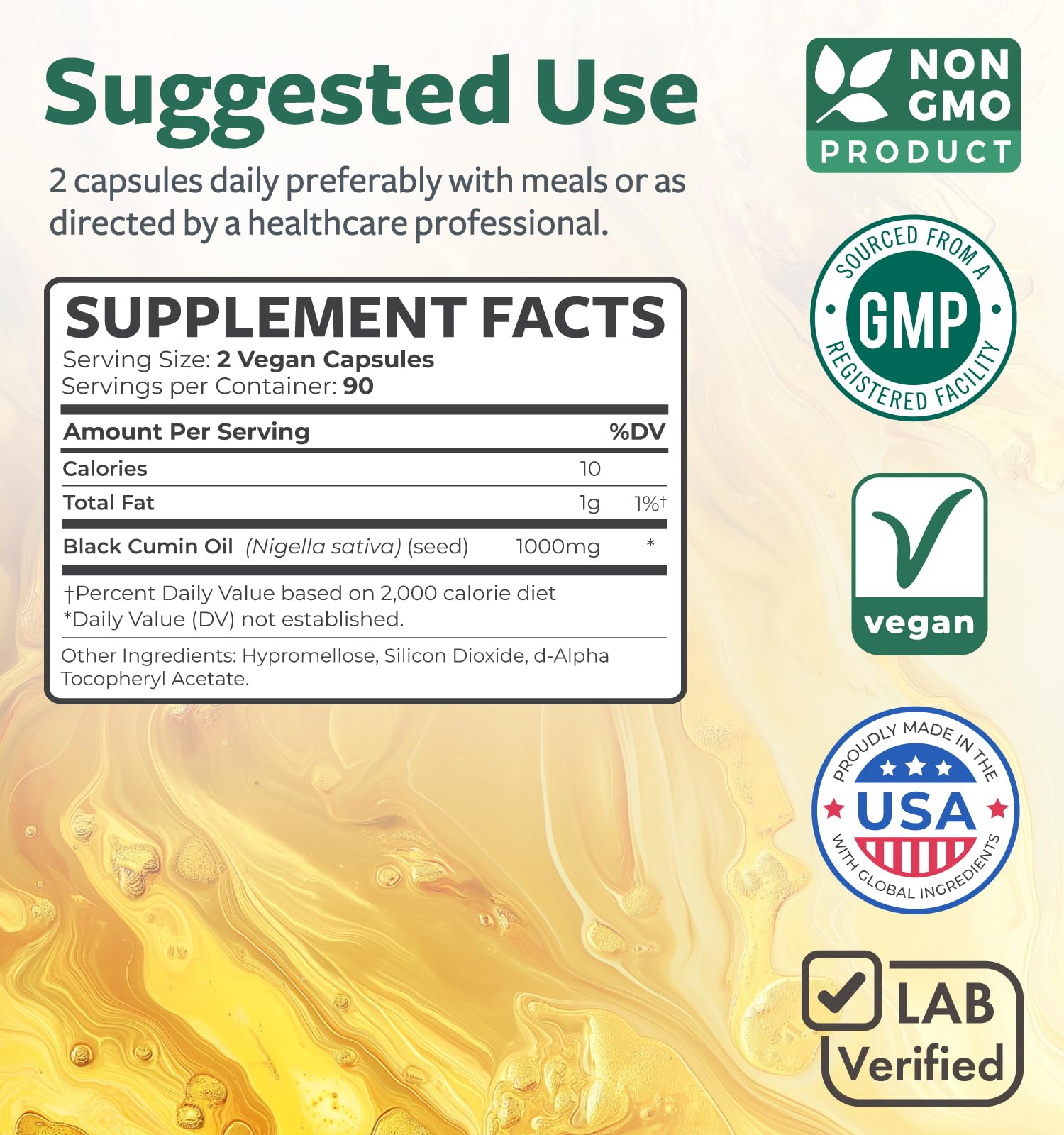 USA-made Healths Harmony product in GMP-certified facility.