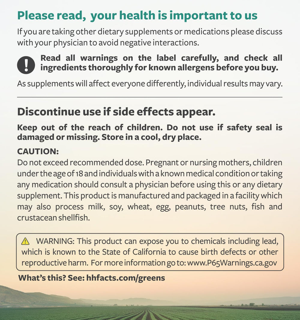 Healths Harmony USDA Certified Organic tablets in packaging