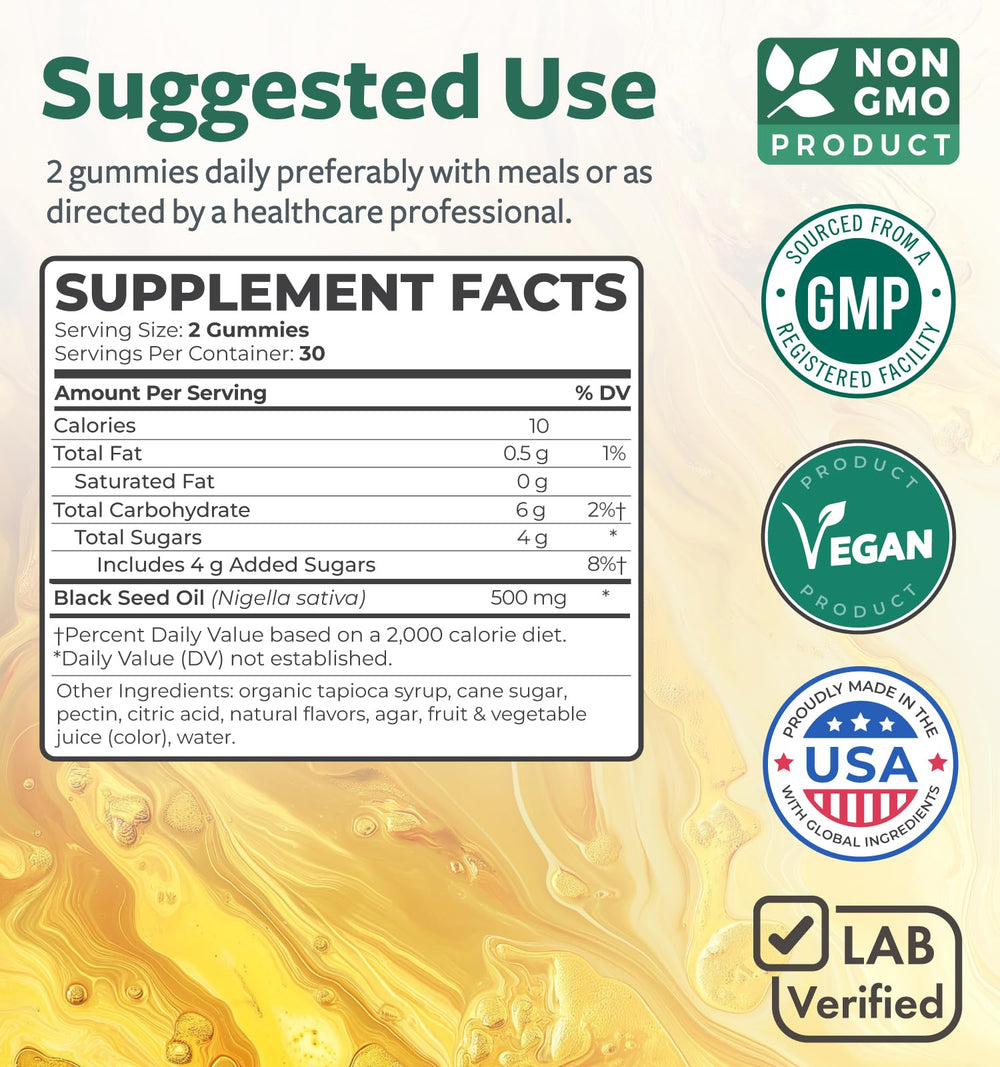Vegan non-GMO Healths Harmony gummies USA-made