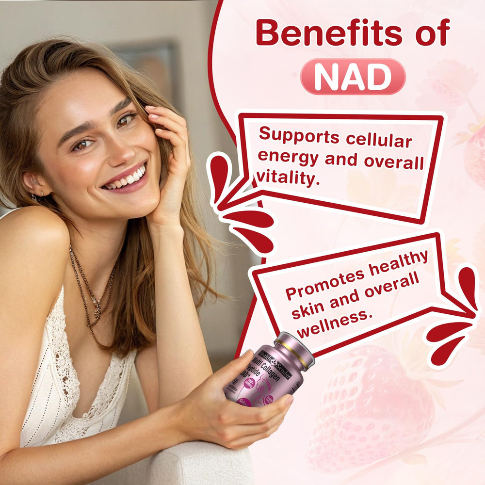 HealthSender Collagen Gummies serving tablet, easy daily dose for hair and nails.