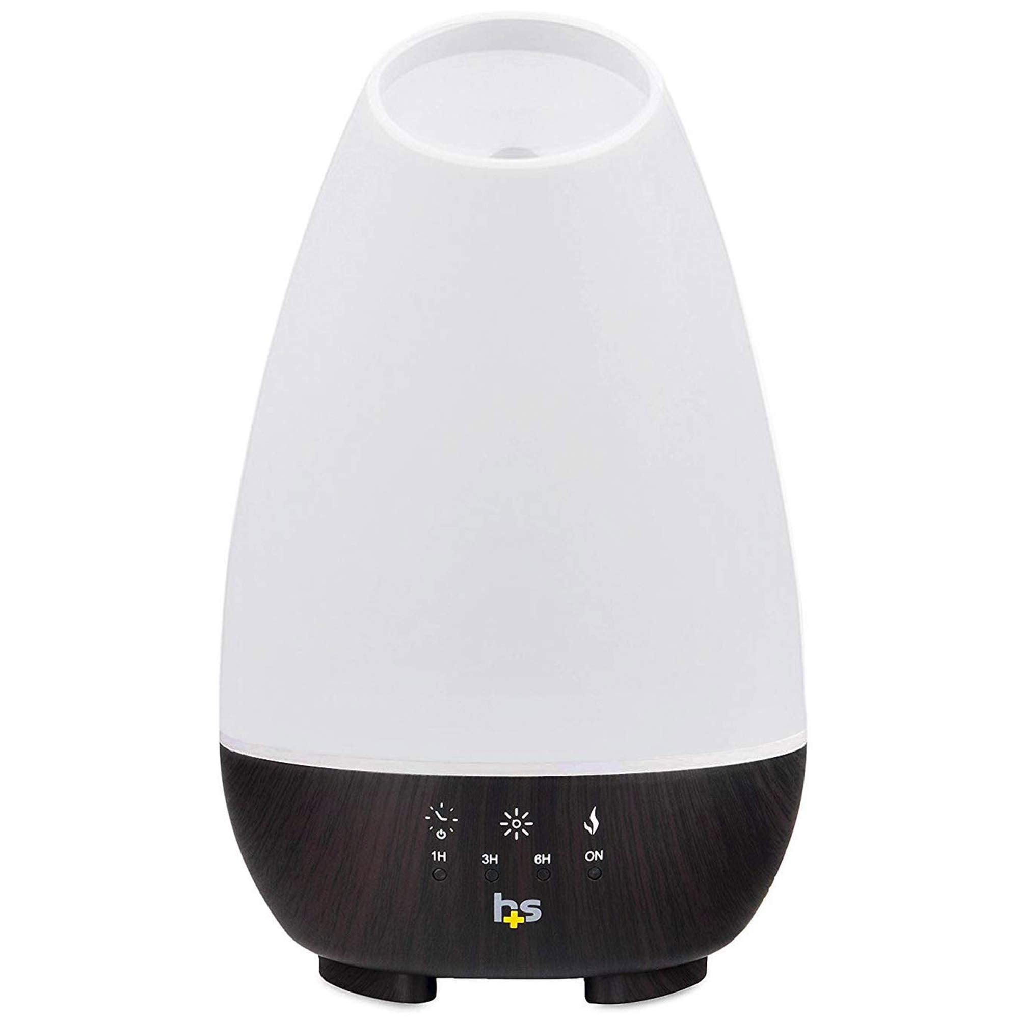 HealthSmart diffuser's adjustable 1h/3h/6h timer for hands-free operation.