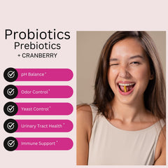 Healthy Babe cranberry pill closeup highlighting urinary tract synergy