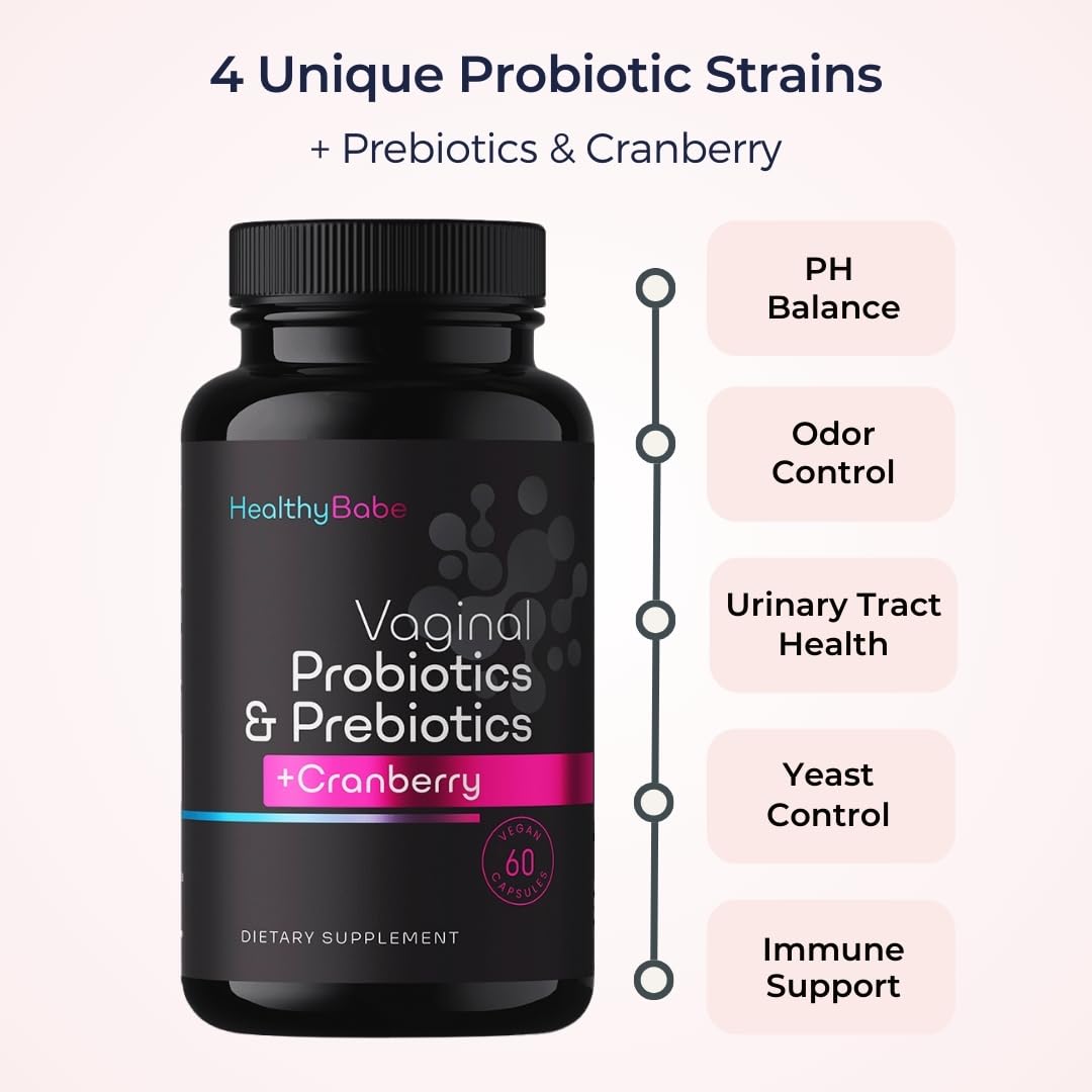 Healthy Babe delayed-release capsule image showing convenient daily intake