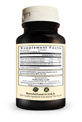 Healthy Habits StrictionBP capsules container close-up highlighting gluten-free, non-GMO formula.