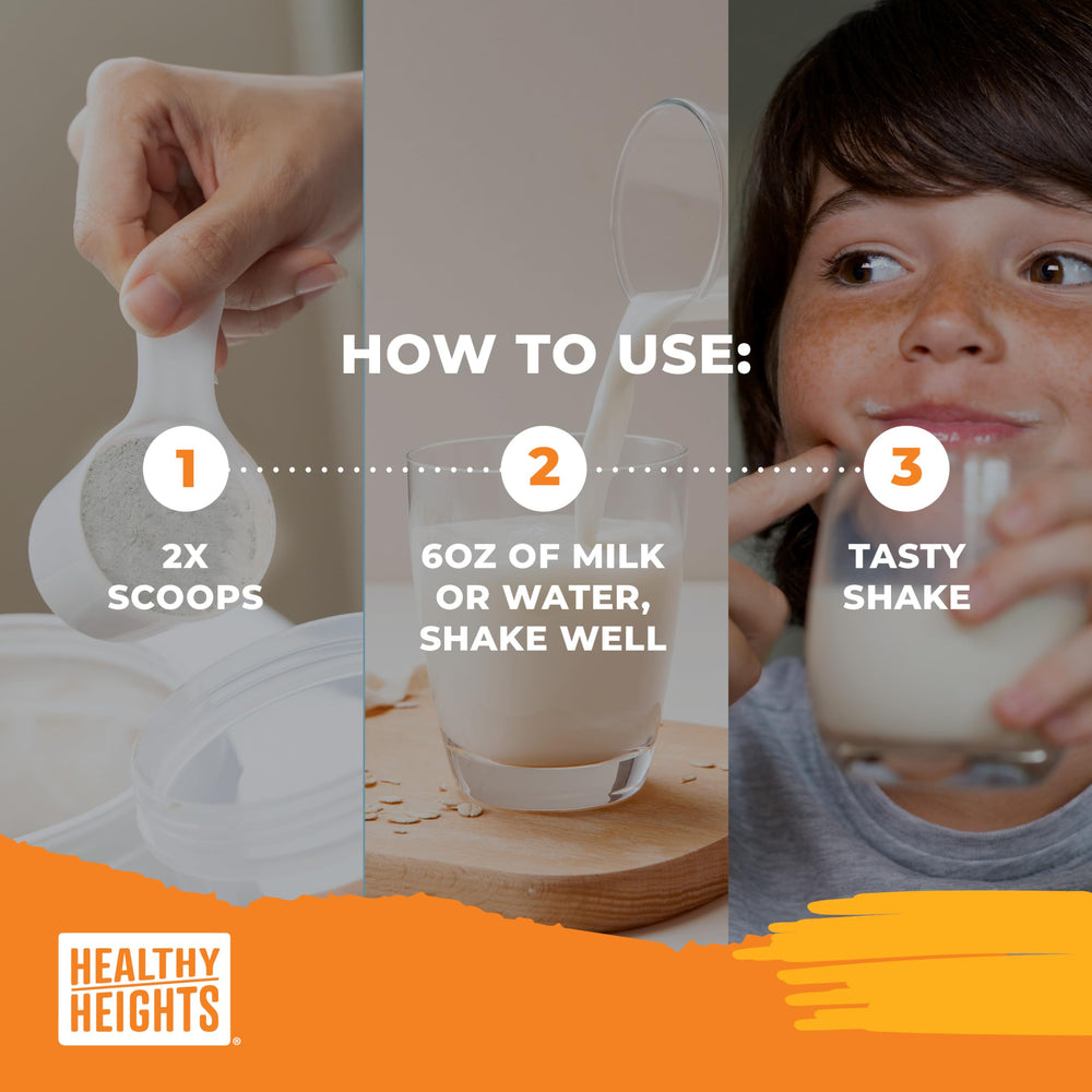 Healthy Heights Grow Daily protein powder used in protein pancakes