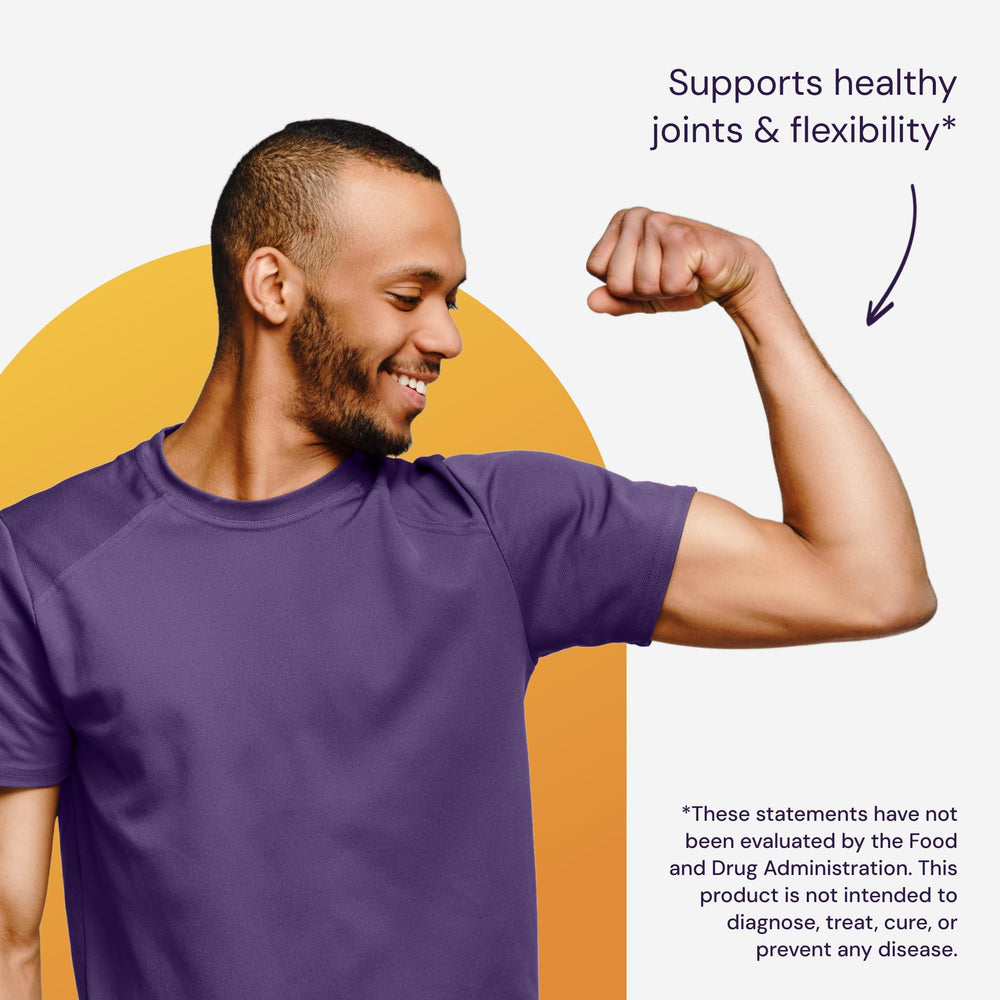 Active person takes a Healthy Origins Eggshell Membrane capsule after a workout.