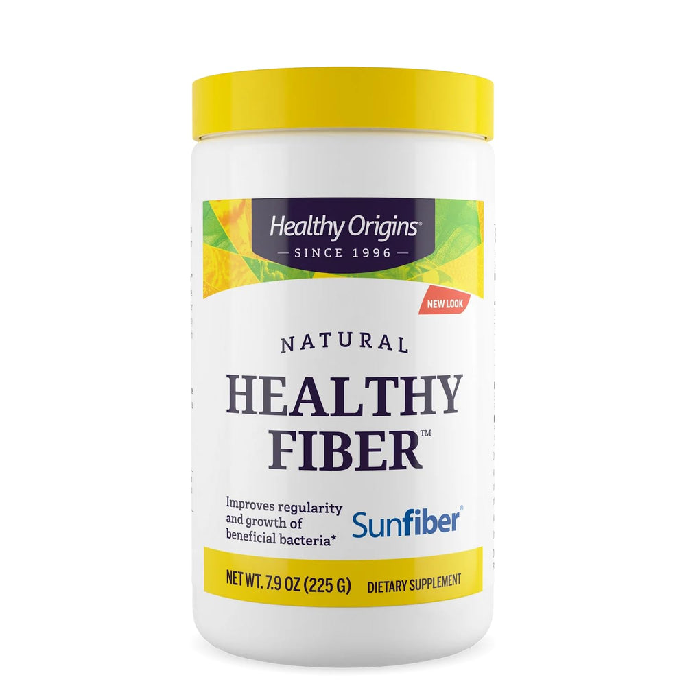 Healthy Origins Healthy Fiber tub front view for daily fiber support