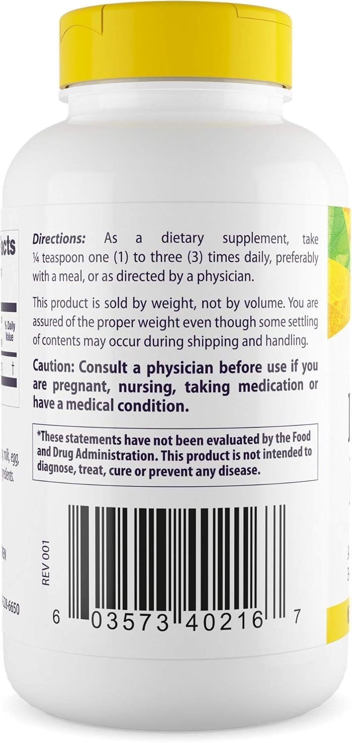 Healthy Origins Inositol Powder scoop ready to add to drinks.
