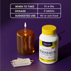 Healthy Origins bottle on a wooden surface as part of a daily wellness routine.
