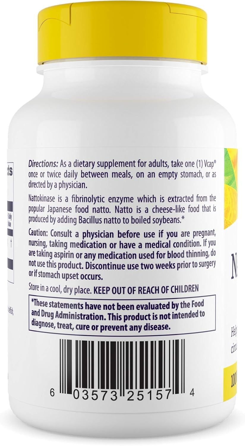 Nattokinase capsules close-up, plant-based gluten-free option for everyday vitality