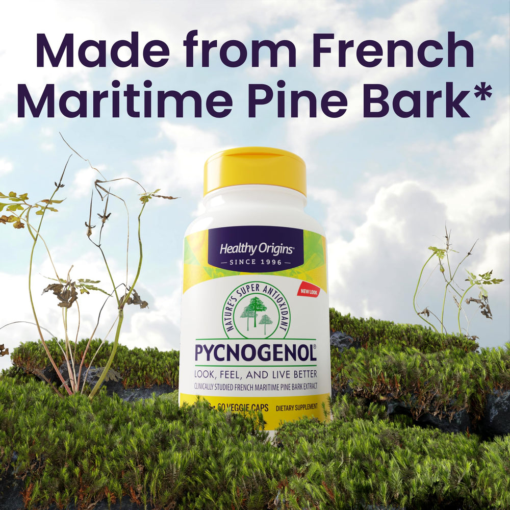 Pycnogenol extensive research on the label highlights clinical backing
