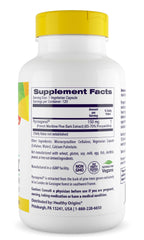 Close-up of Healthy Origins Pycnogenol veggie capsules, vegan and non-GMO.
