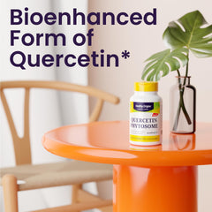 Healthy Origins Quercetin Phytosome lab-tested quality assurance label