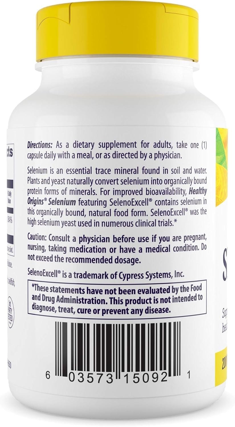 Healthy Origins Selenium fermented yeast process close-up illustrating naturally bound selenium