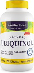 Healthy Origins Ubiquinol 100 mg – Kaneka QH, Non-GMO, Gluten Free, Heart & Energy Support | 150 Softgels