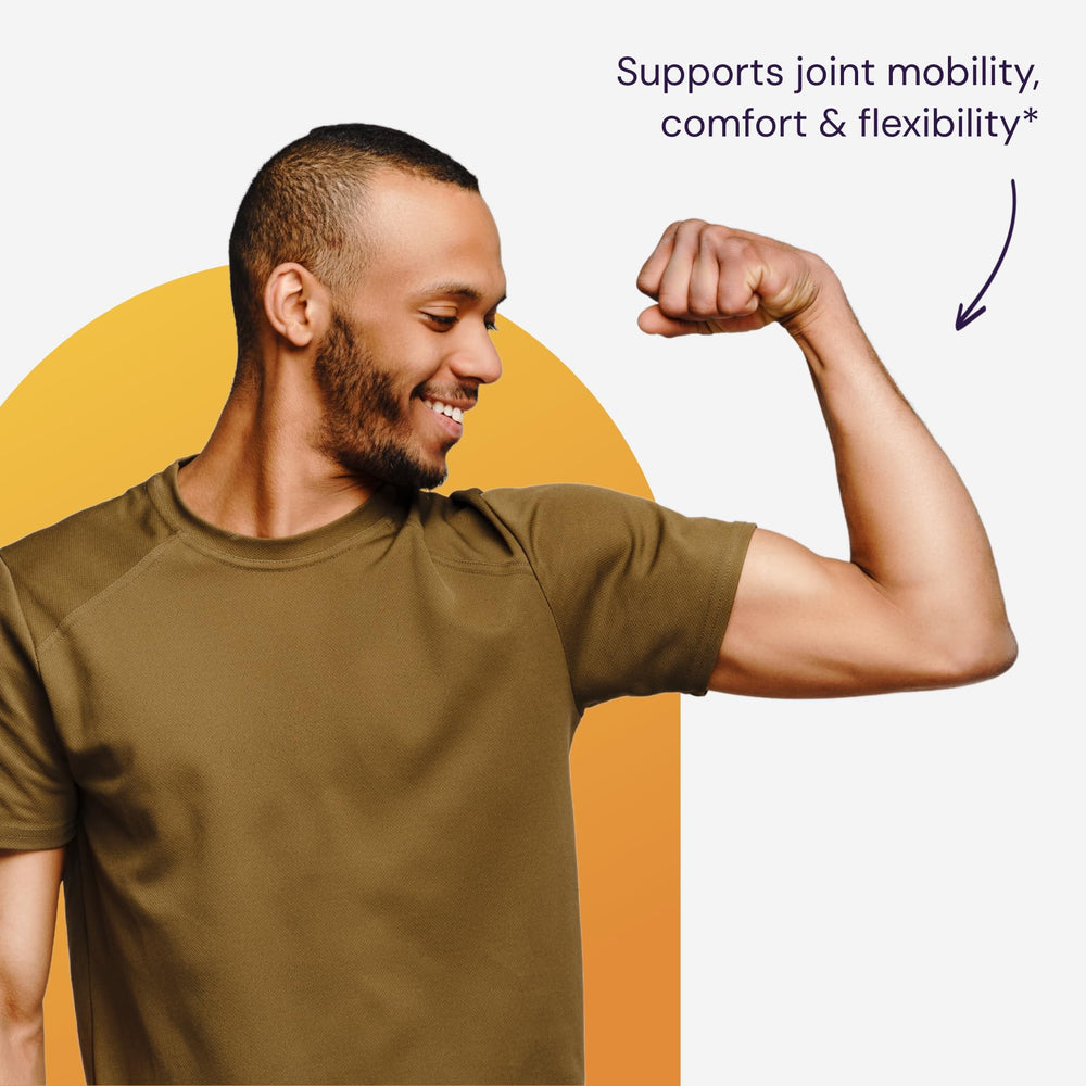 Healthy Origins UC-II container open, ready for daily supplementation.