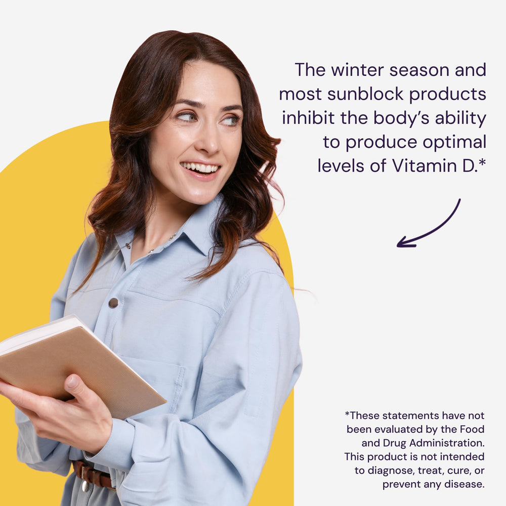 Healthy Origins Vitamin D3 dairy-free softgels in bottle.
