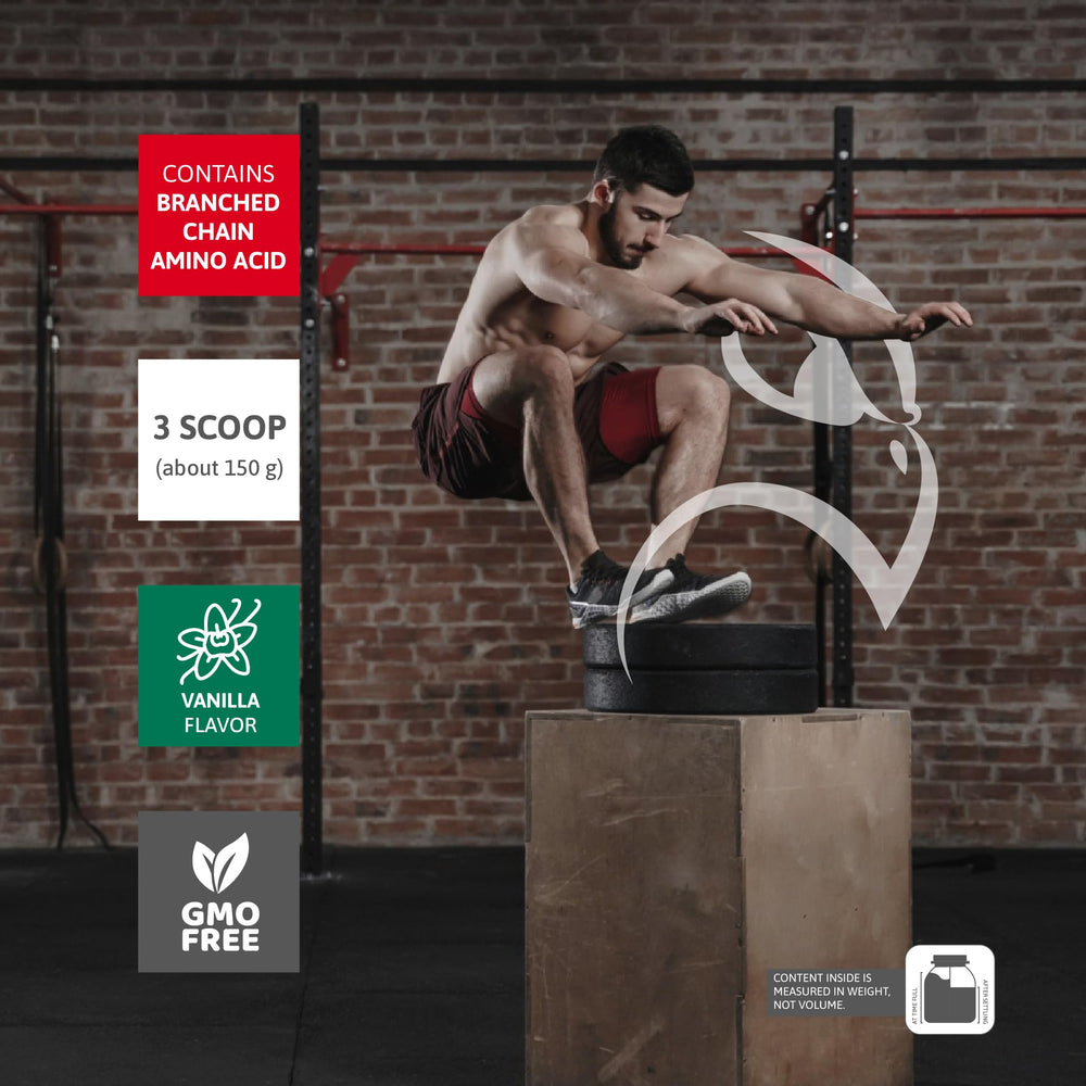 Barbarus protein powder close-up with creatine blend for performance support