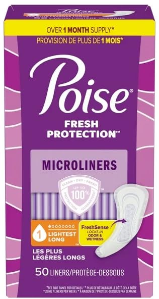Overall Healthy Surplus Poise Microliners bundle with care card
