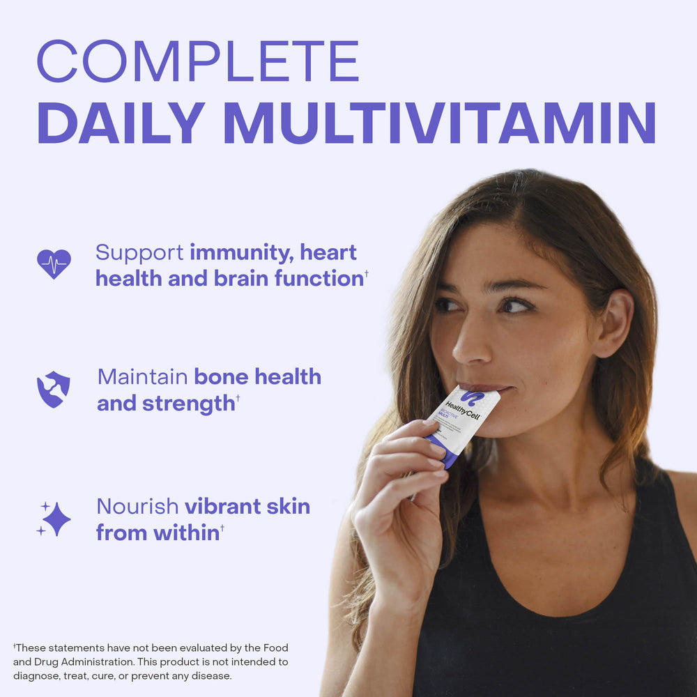 HealthyCell MicroGel texture highlighting ultra-absorbable nutrients for better uptake.